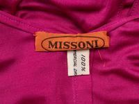 Missoni, Fuchsia Silk Jersey Gown, 1970s
