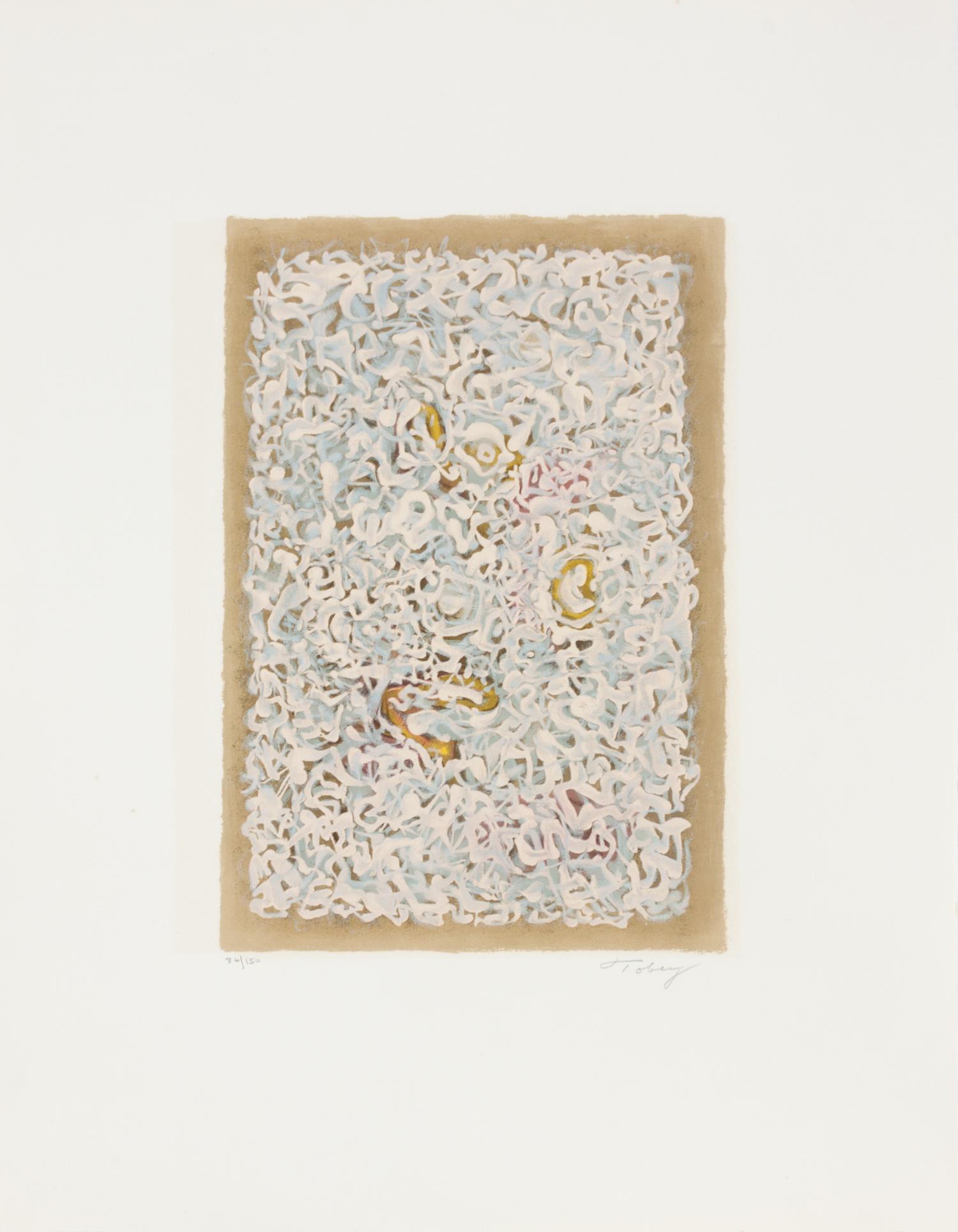 Mark Tobey, (American, 1890-1975), Raissance of a Flower, 1975