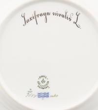A Set of Eight Royal Copenhagen Flora Danica Reticulated Porcelain Salad Plates