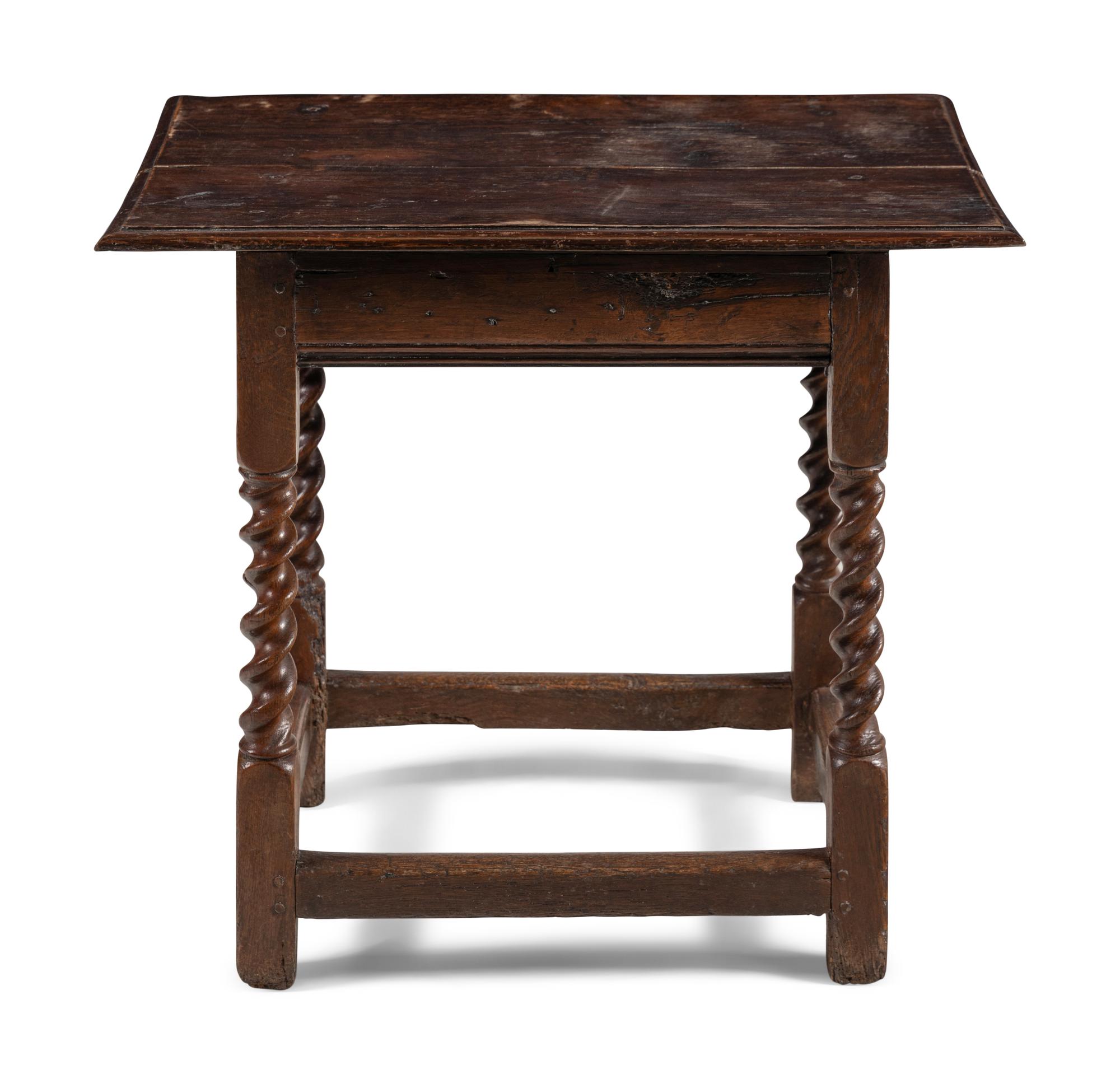 An English Oak Side Table