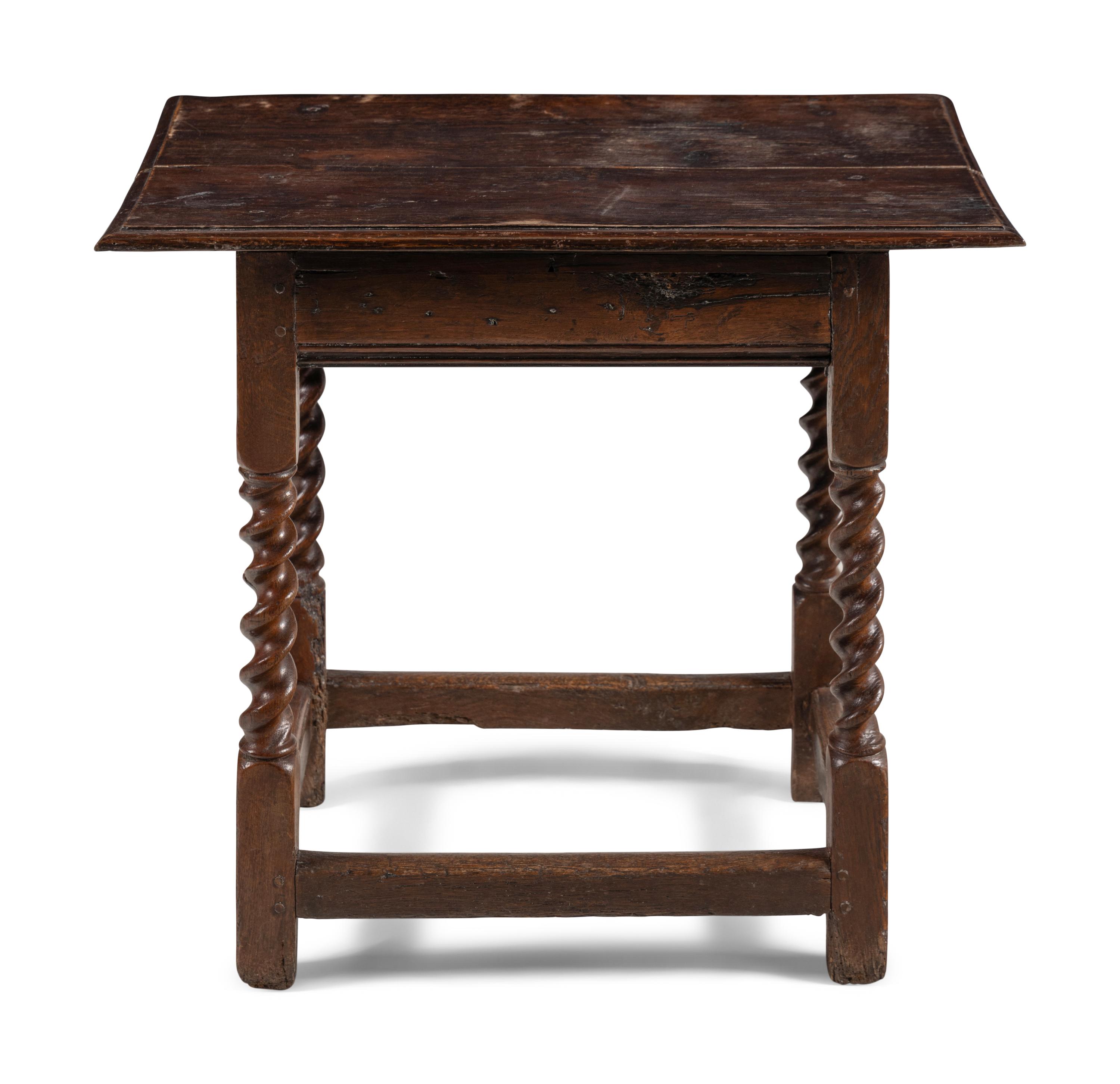 An English Oak Side Table