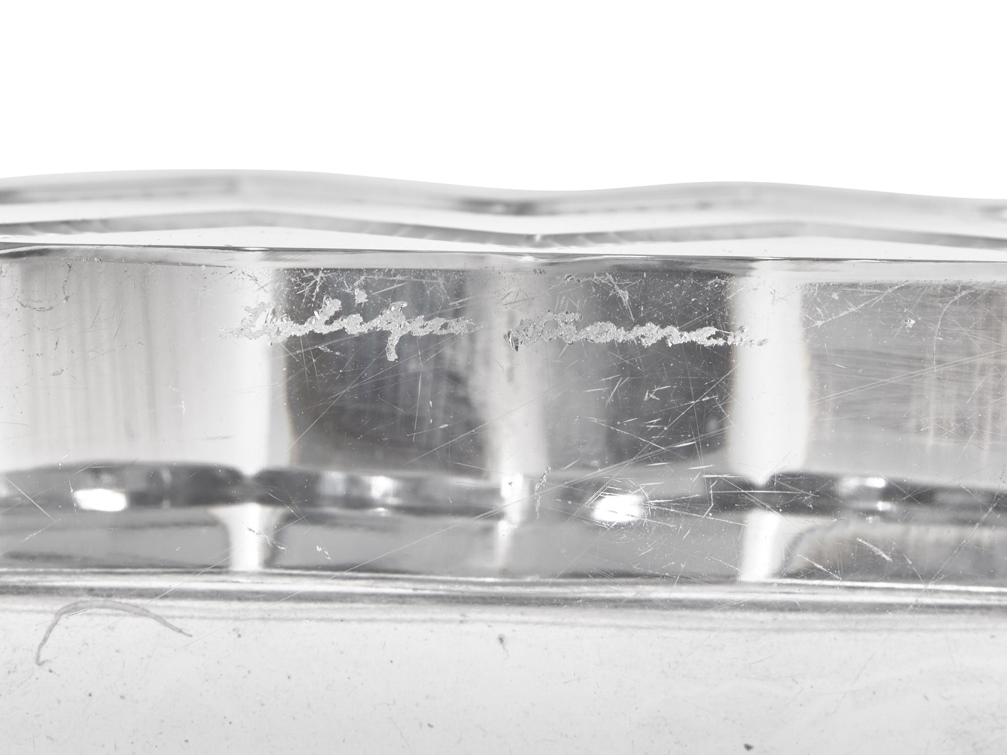 Three Lalique Table Articles