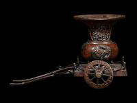 Three Japanese Bronze Vases