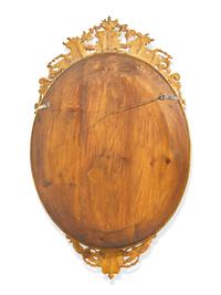 A Neoclassical Gilt and Gesso Mirror