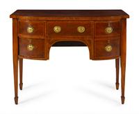 A George III Mahogany Bowfront Sideboard