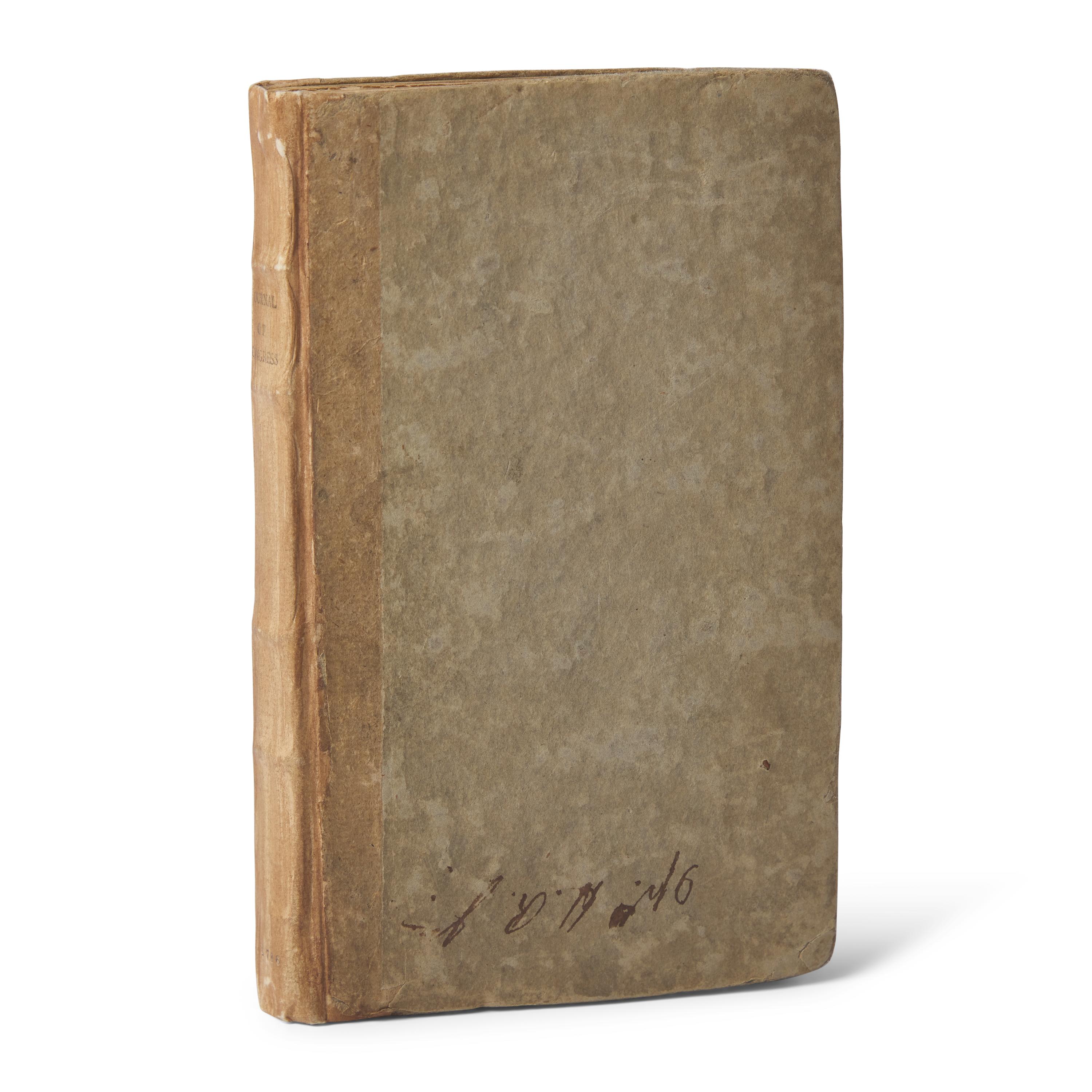 [Constitution] Printing of the Proposed Constitution in the Journals of Congress, Uncut and in Original Boards, 1787