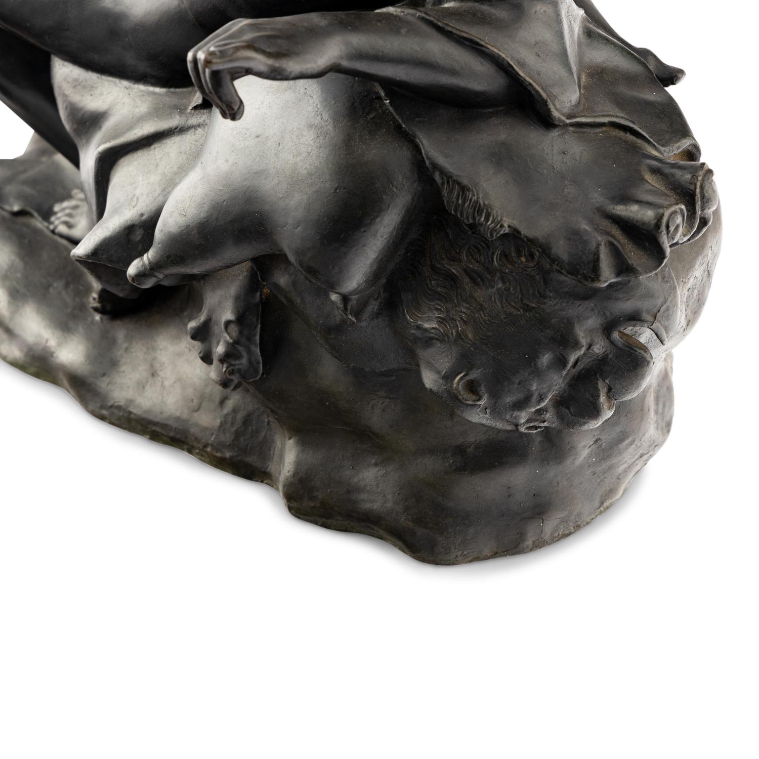 An Italian Bronze Figure of Drunk Silenus