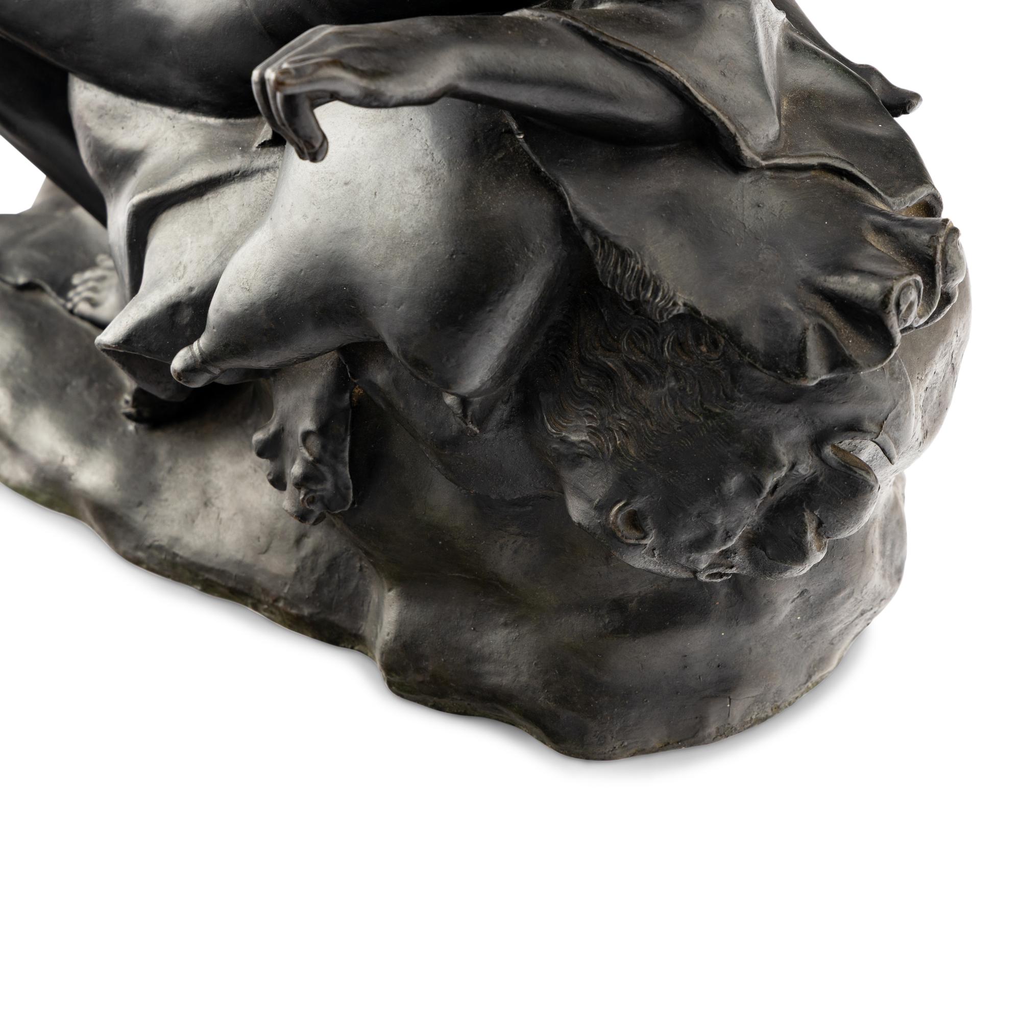 An Italian Bronze Figure of Drunk Silenus