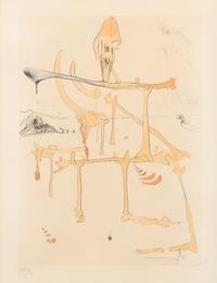 Salvador Dali, (Spanish, 1904-1989), Visions de Quevedo, 1975 (portfolio of 6)