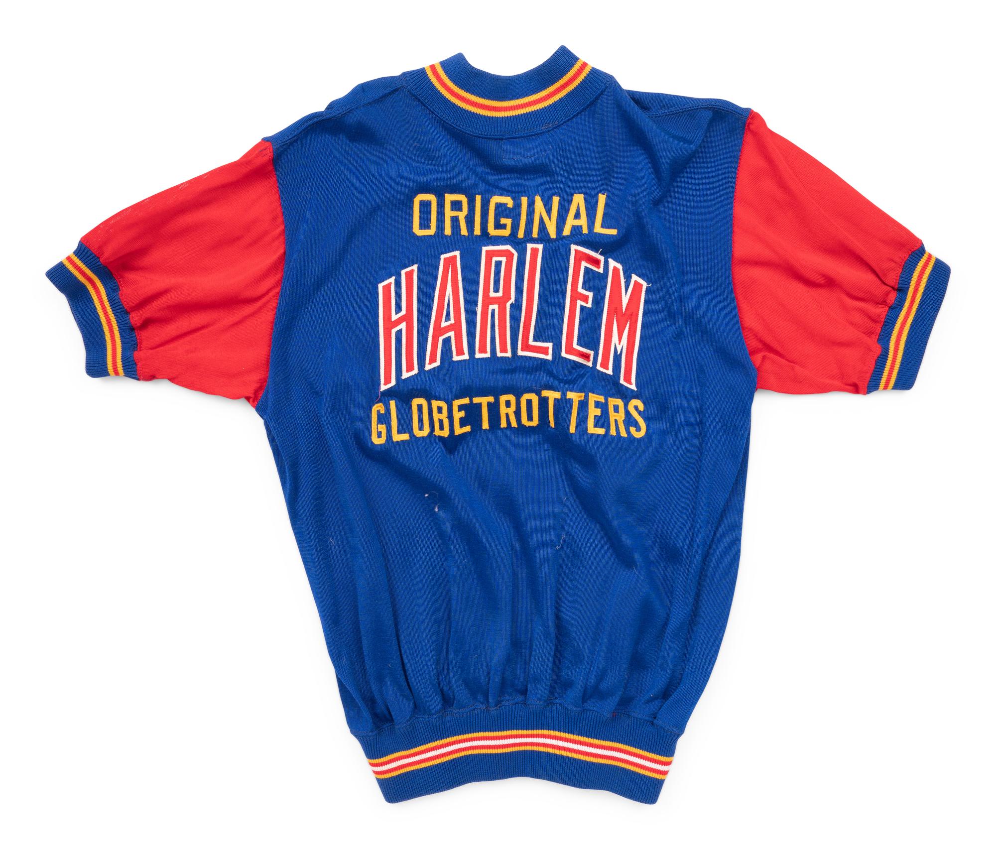 An Original 1960s Harlem Globetrotters Basketball Warmup Jacket from Owner Potter Palmer