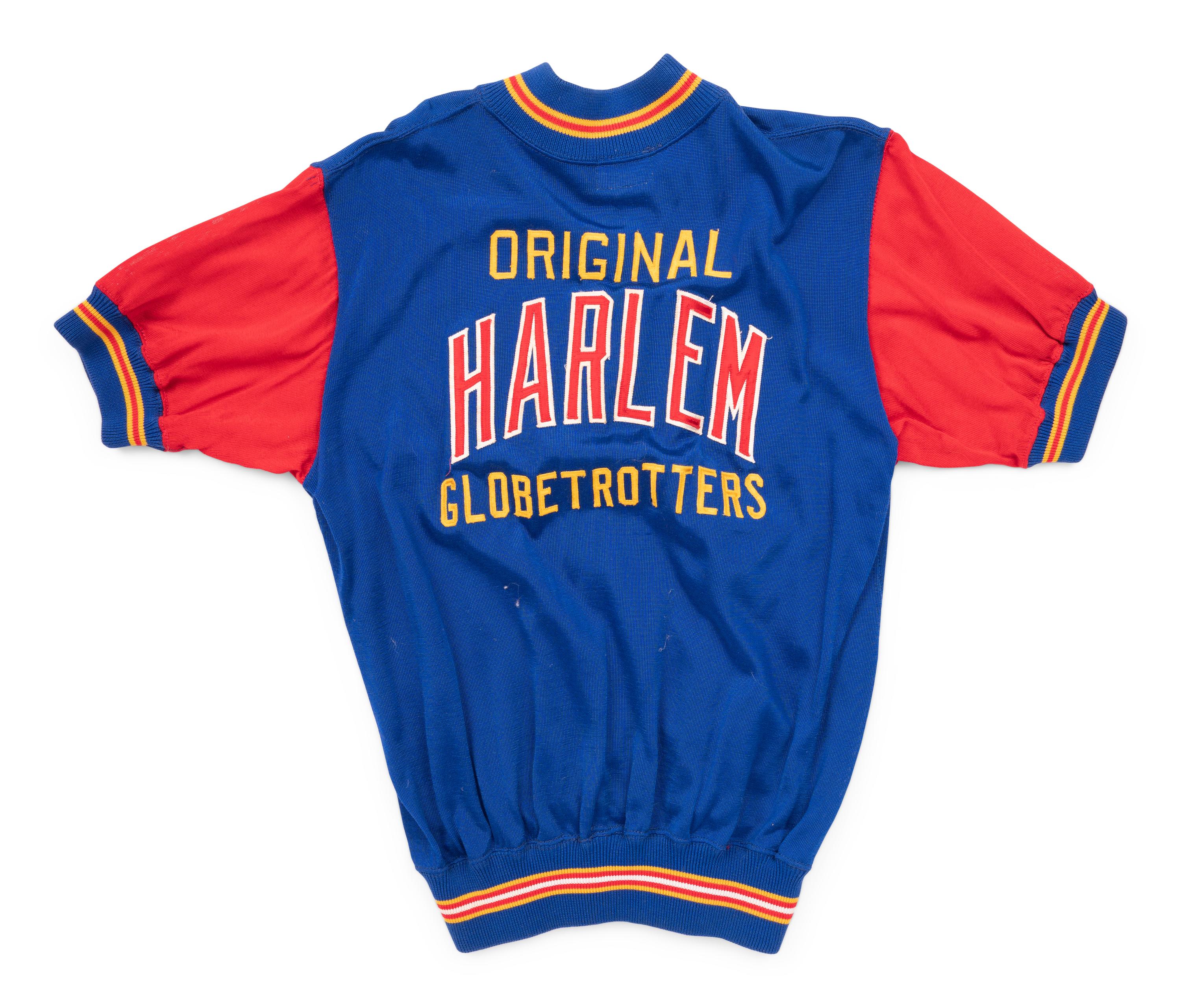 An Original 1960s Harlem Globetrotters Basketball Warmup Jacket from Owner Potter Palmer