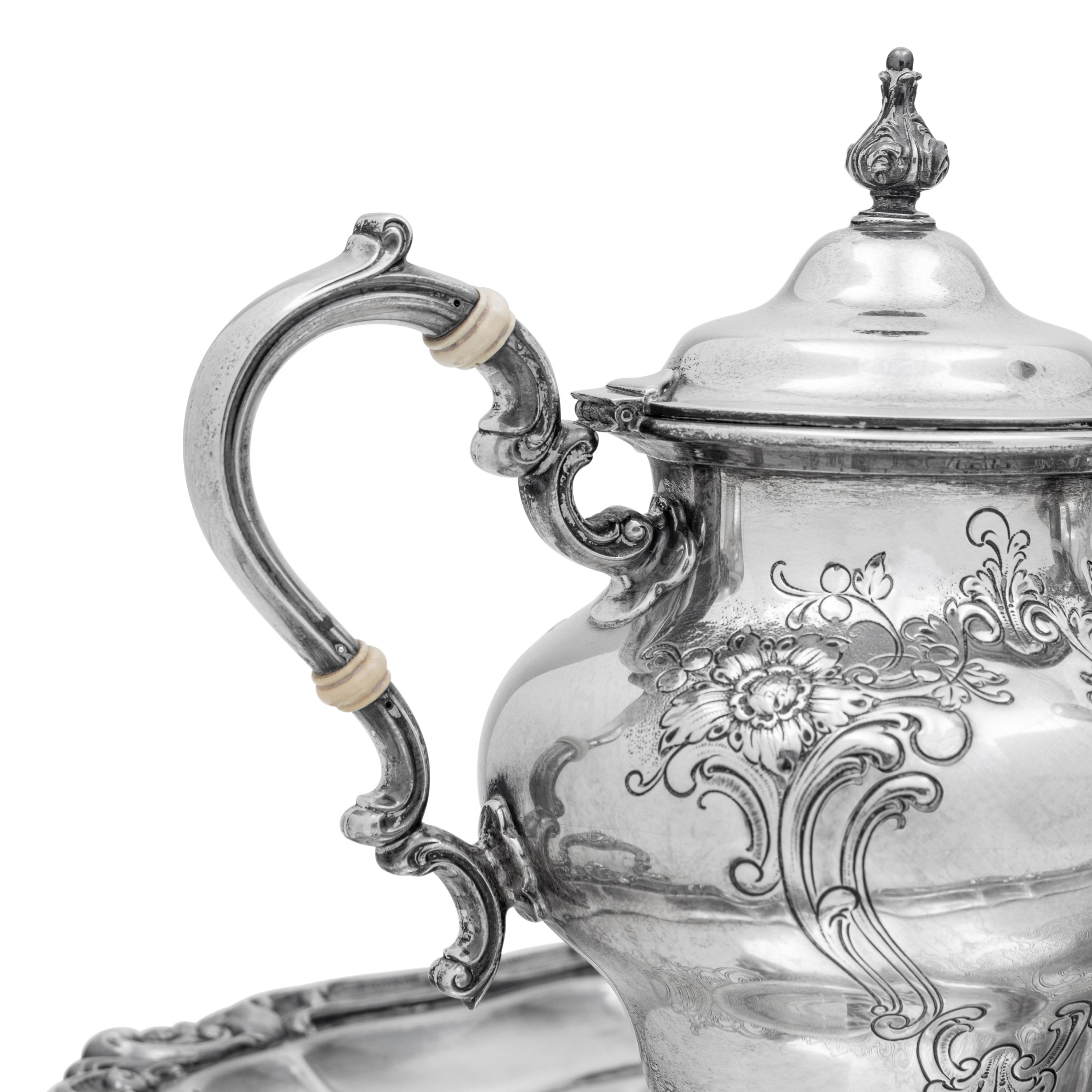 An American Silver Five-Piece Tea and Coffee Service