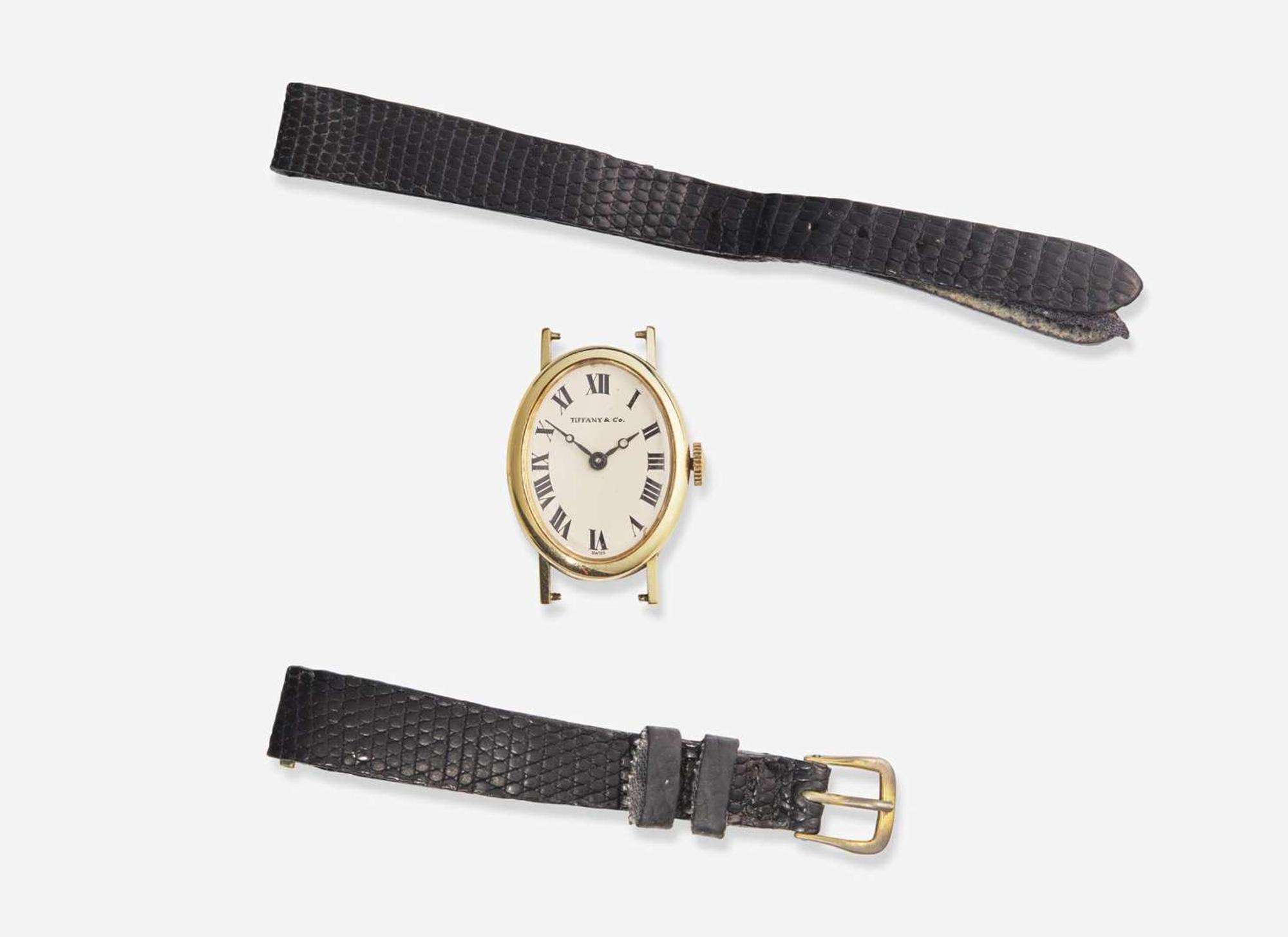 A Ladies 14K Yellow Gold Tiffany & Co. Watch
