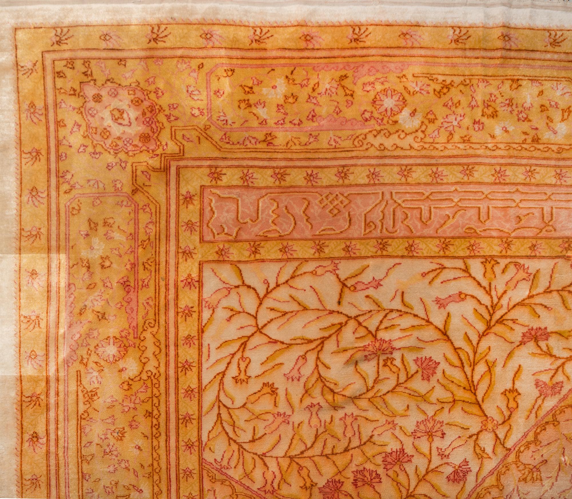 A Hereke Wool Rug