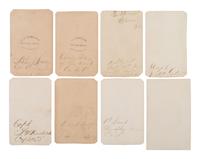 [INDIAN WARS]. A collection of CDVs of 6th Iowa Cavalrymen who were involved in General Alfred Sully's Expedition against the Sioux, ca 1863-1865.