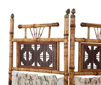 A Victorian Bamboo Three-Panel Floor Screen — 19TH/20TH CENTURY
