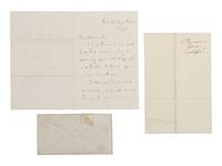 [LITERATURE]. LONGFELLOW, Henry Wadsworth. ALS with cover. [ With: ] ALS from Lord Panmore.