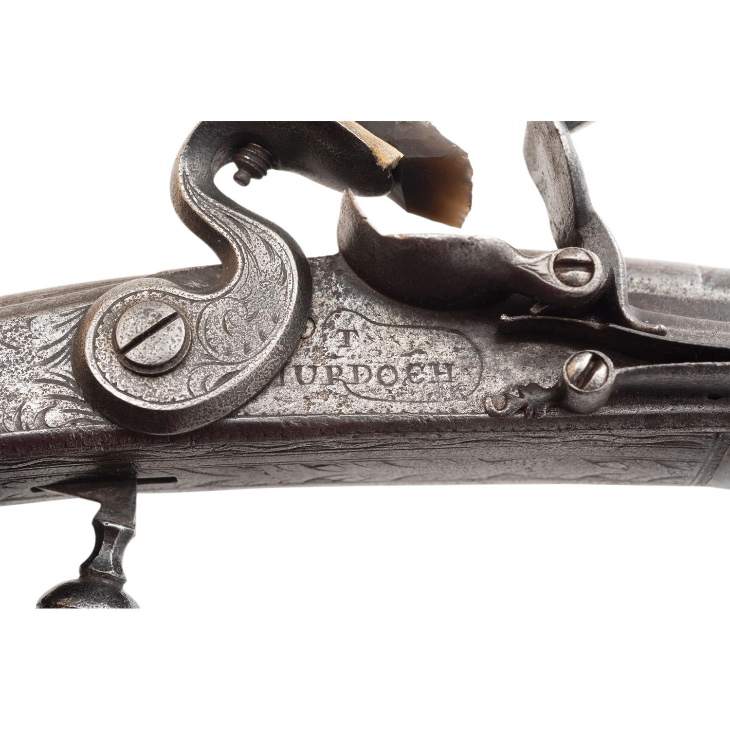 Scottish Steel Rams Butt Pistol by Thomas Murdoch