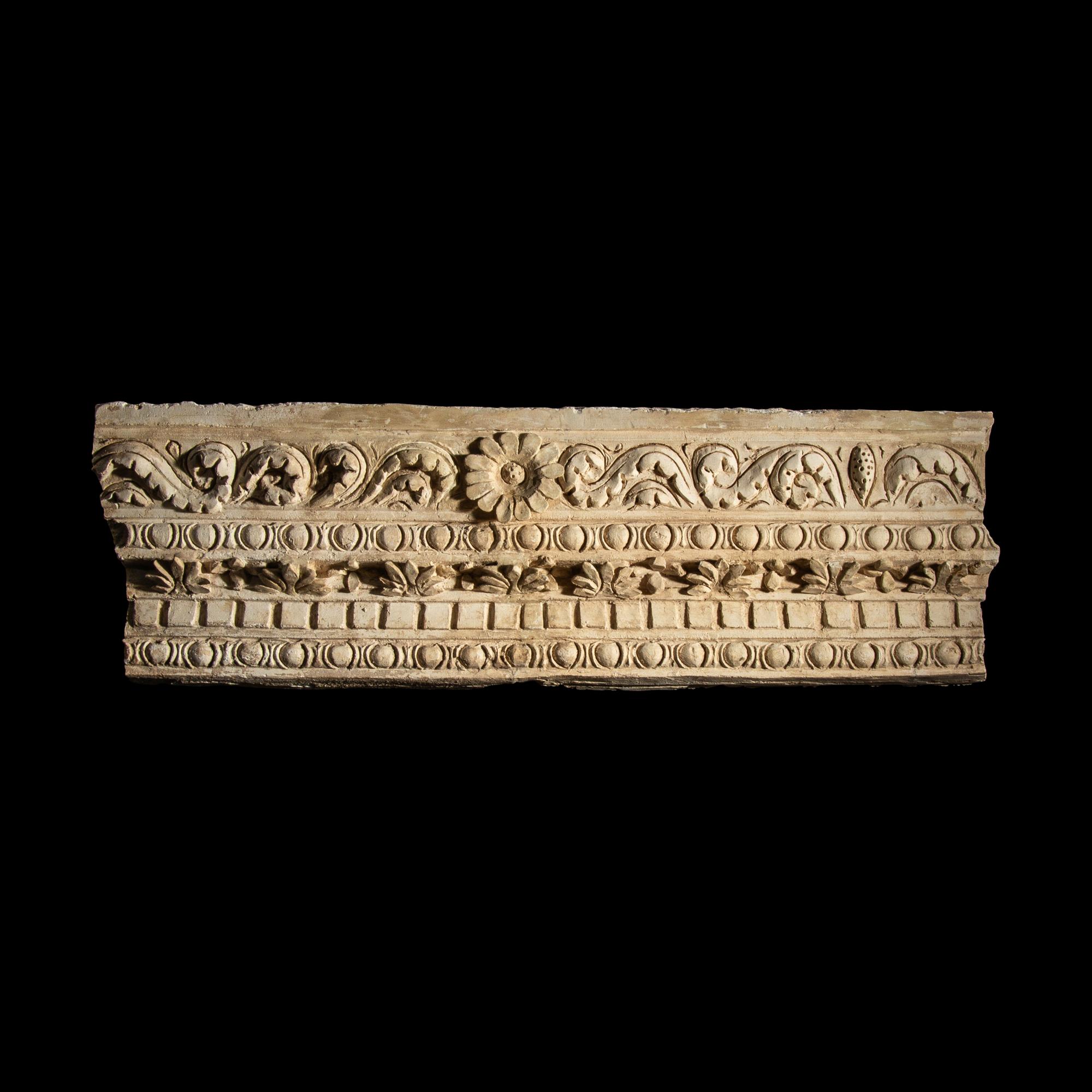 A Palmyrene Stucco Architectural Relief