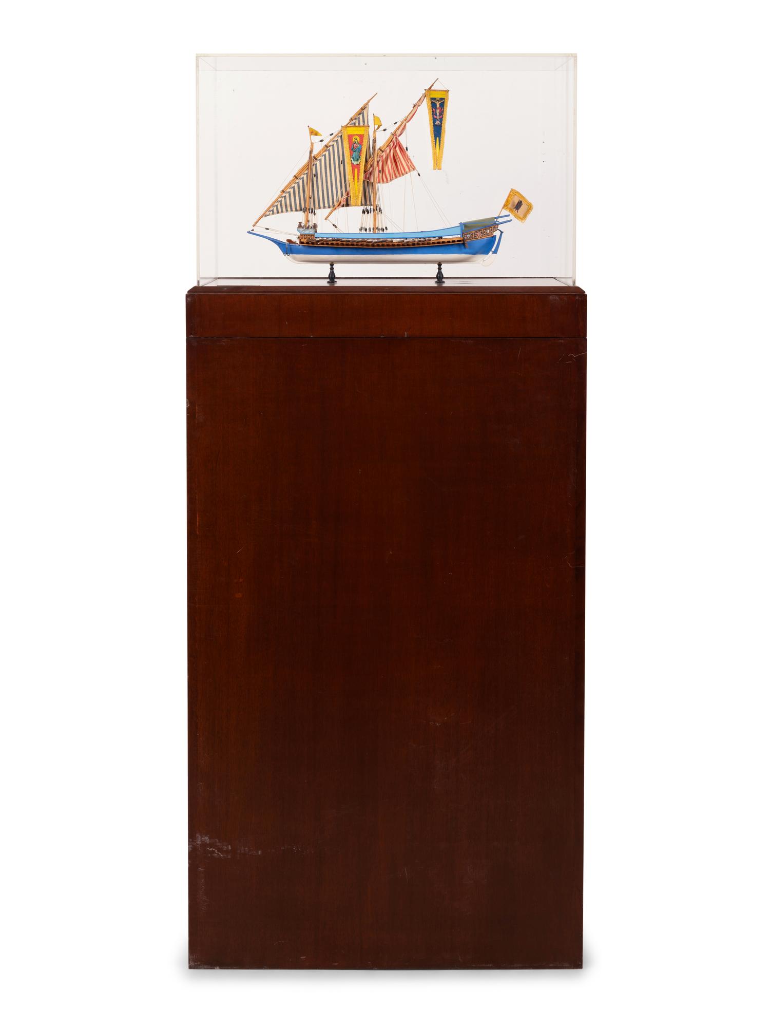 A Cased Model of a Venetian Galley