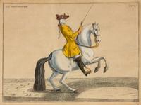 A Set of Four French Hand-Colored Engravings