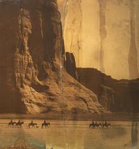 CURTIS, Edward S. (1868-1952), photographer. Canyon de Chelly .