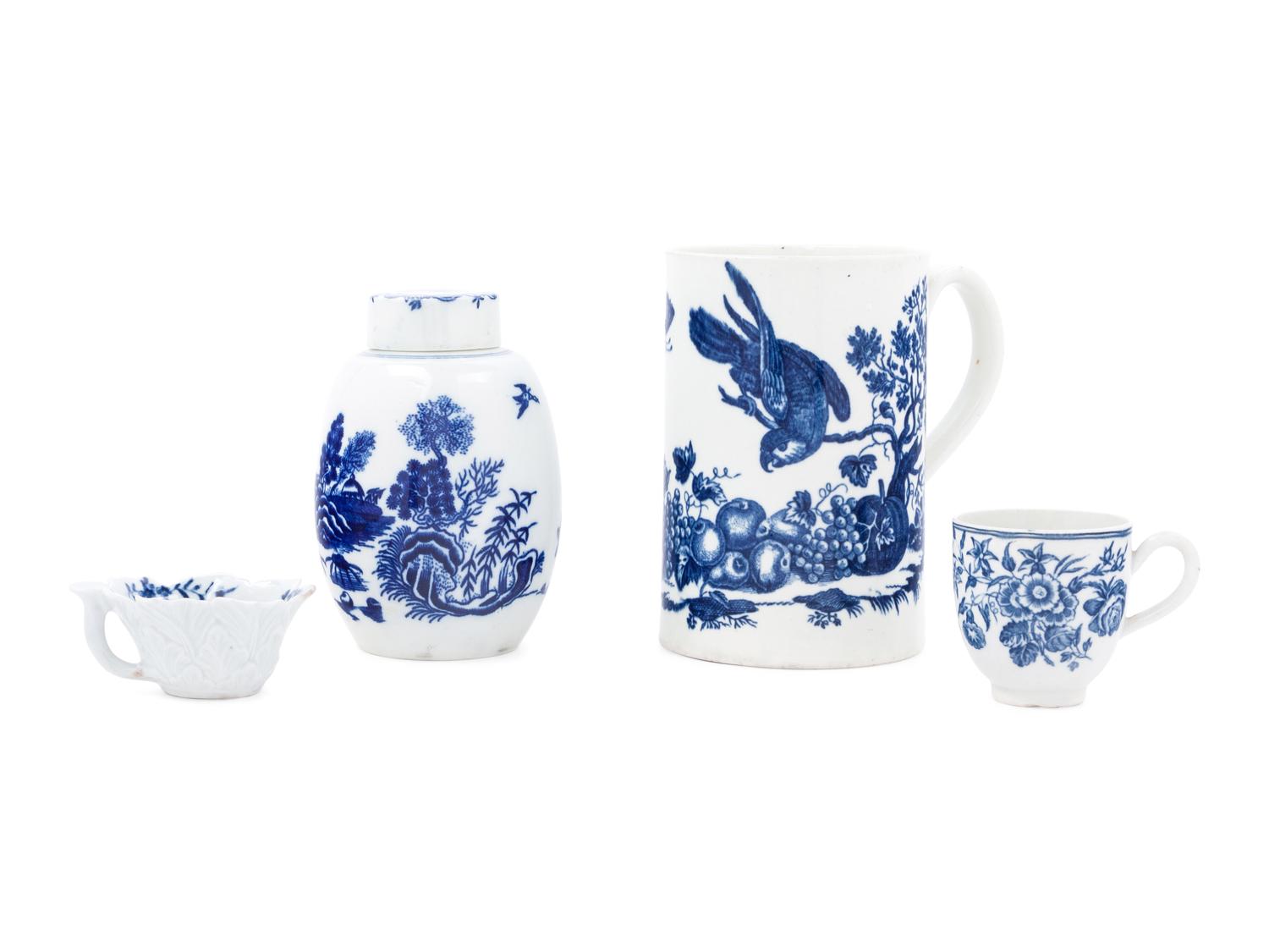 A Collection of Assorted Worcester Porcelain Articles