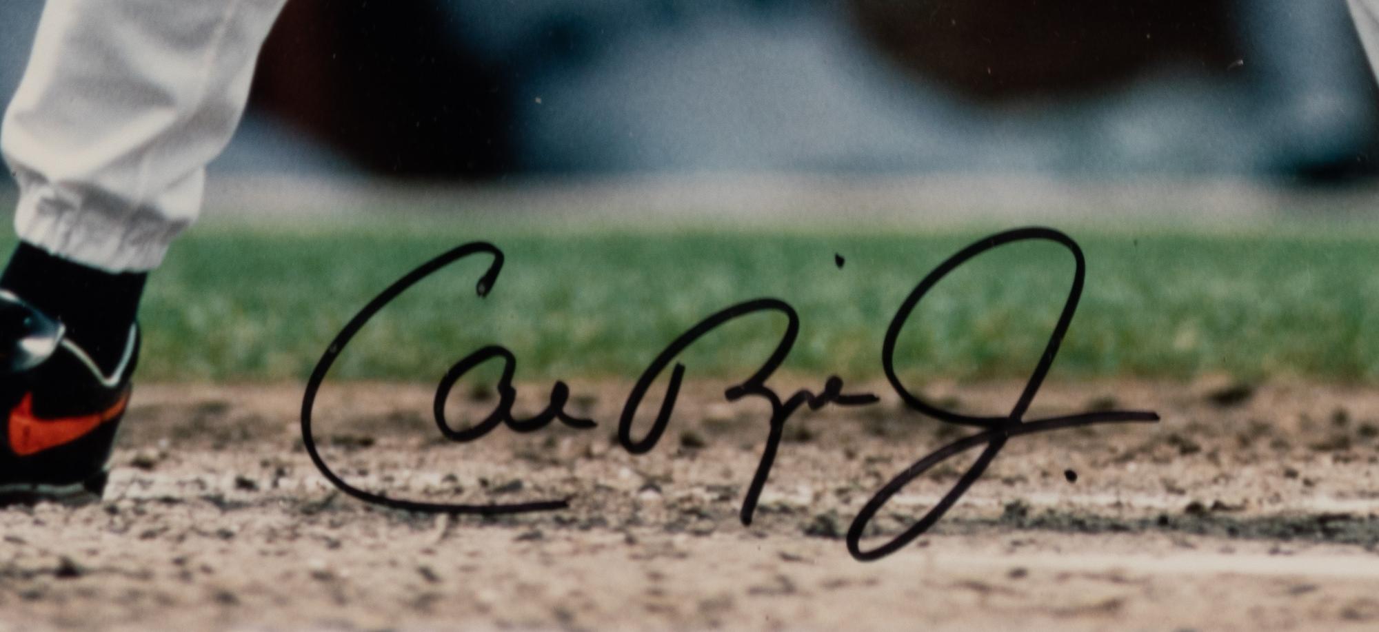 A Cal Ripken Jr. Signed Autograph Photo Formerly Displayed at Mike Ditka’s Restaurant