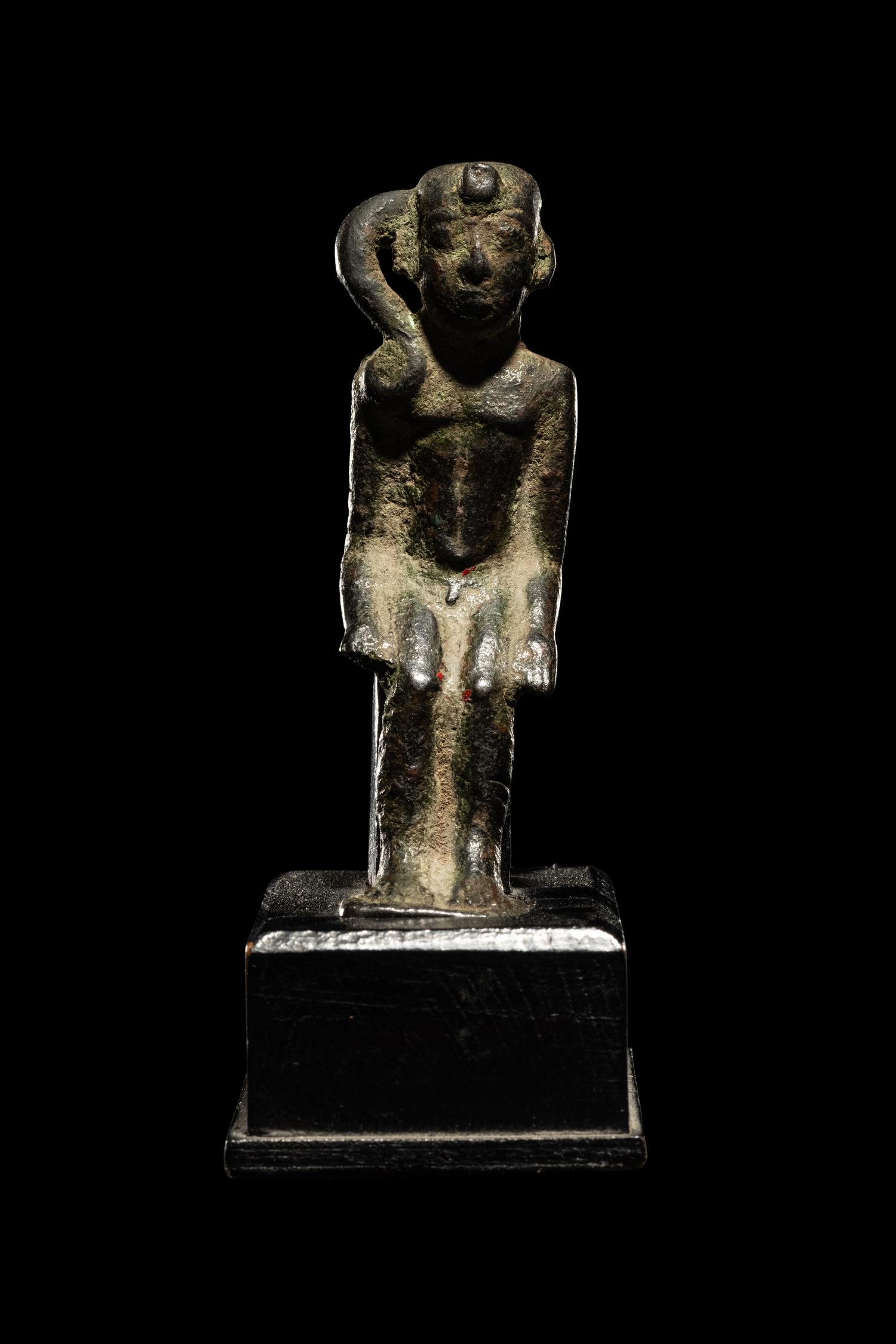 An Egyptian Bronze Harpocrates