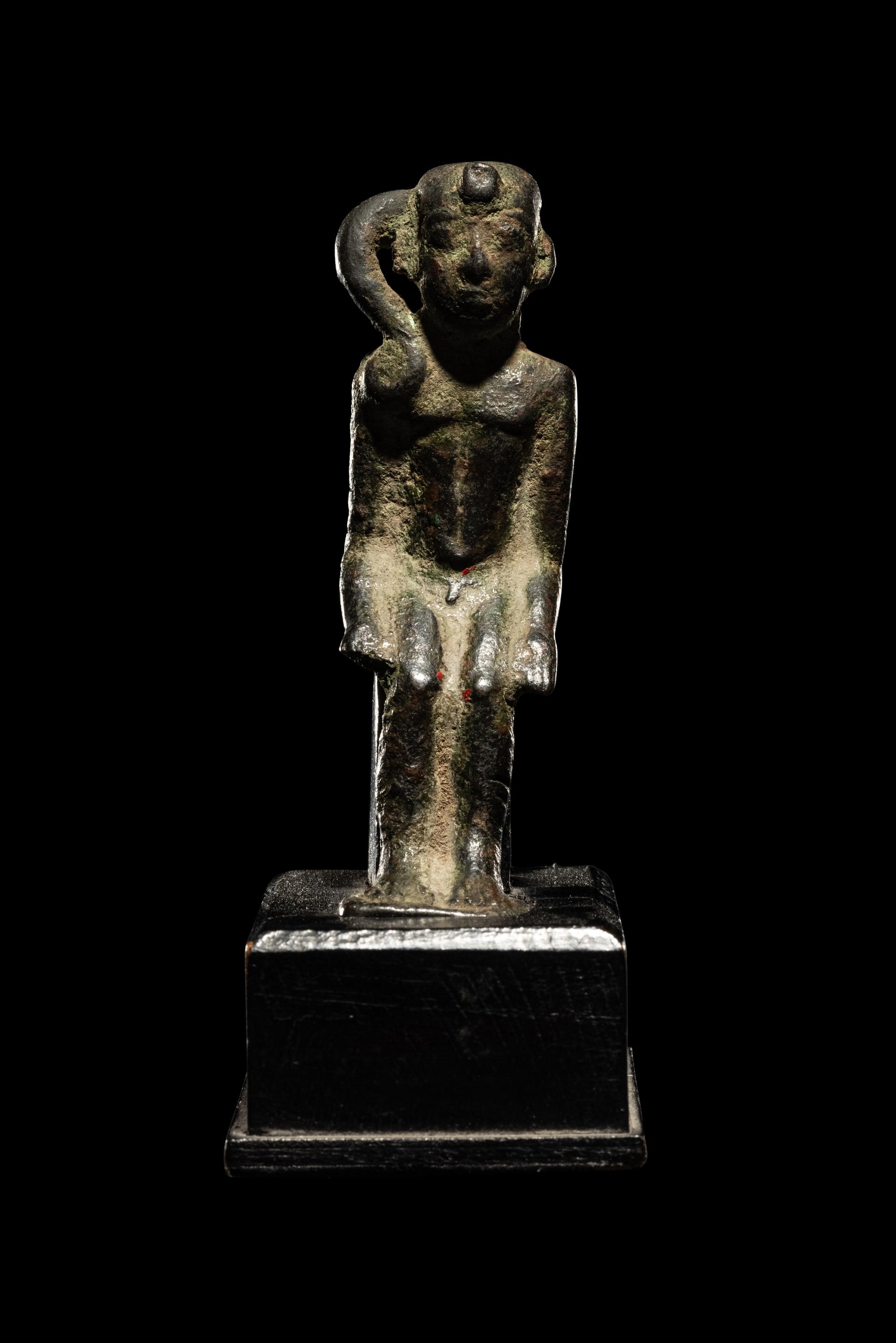 An Egyptian Bronze Harpocrates