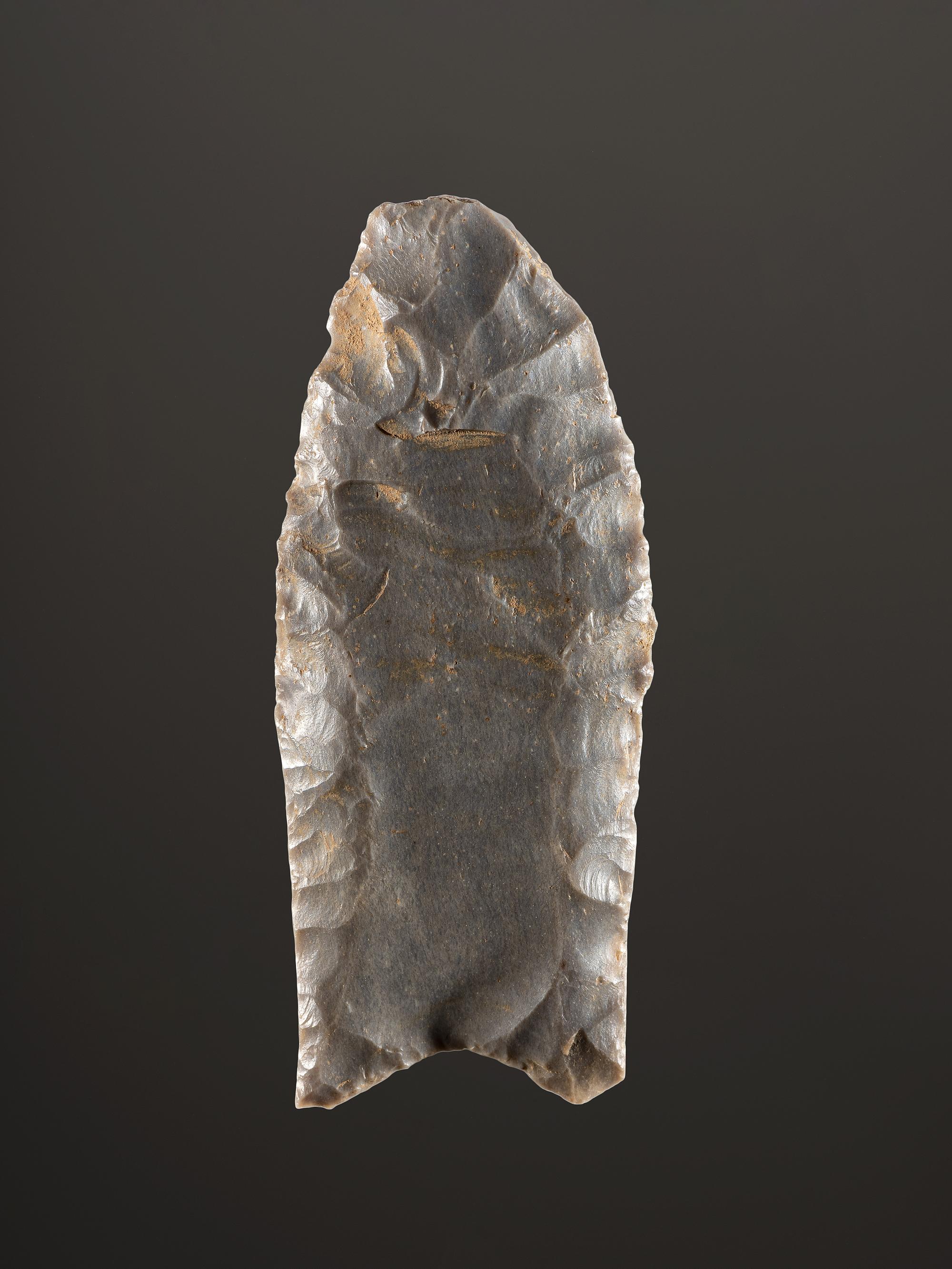 A Hornstone Clovis Point