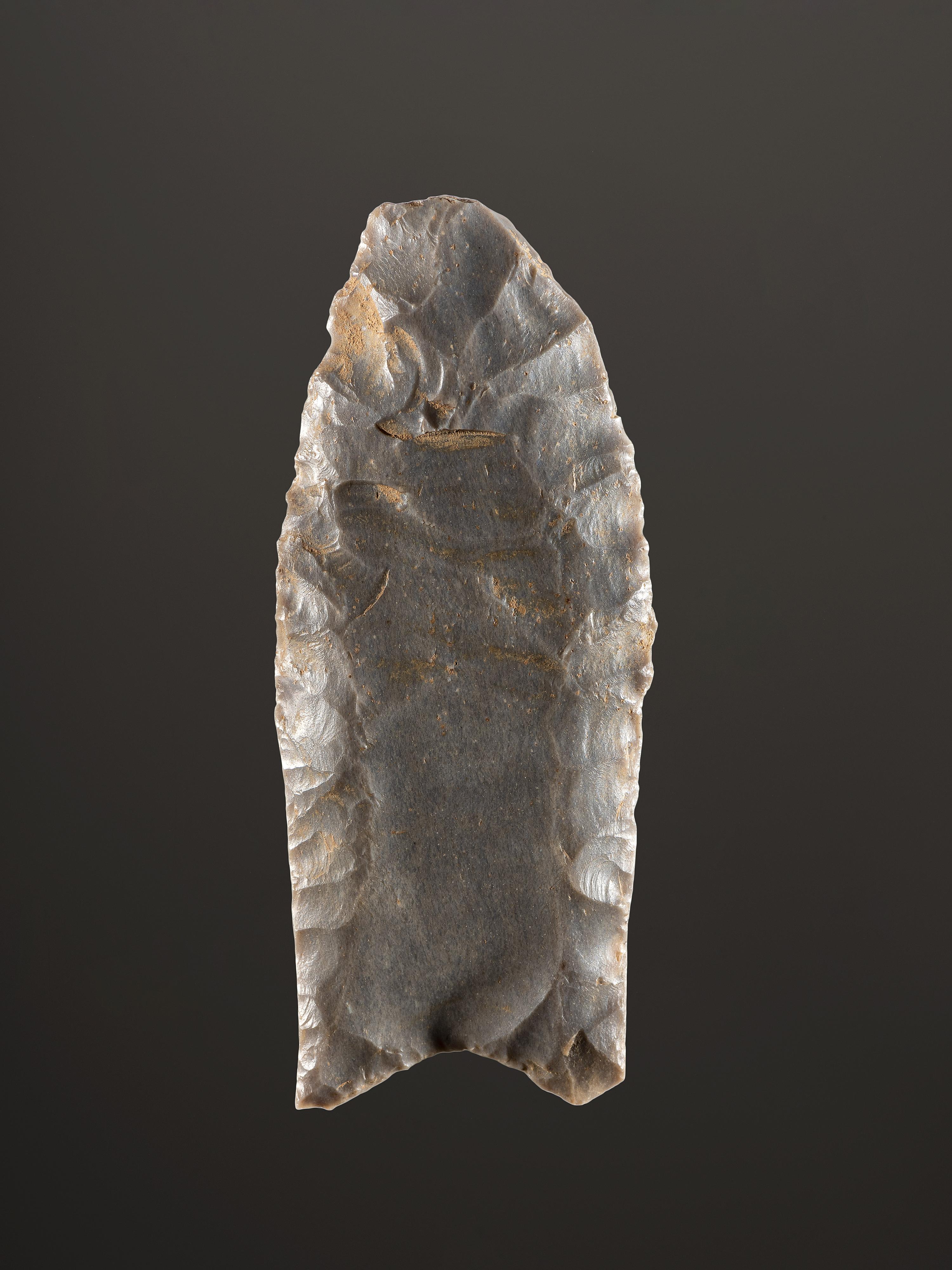 A Hornstone Clovis Point