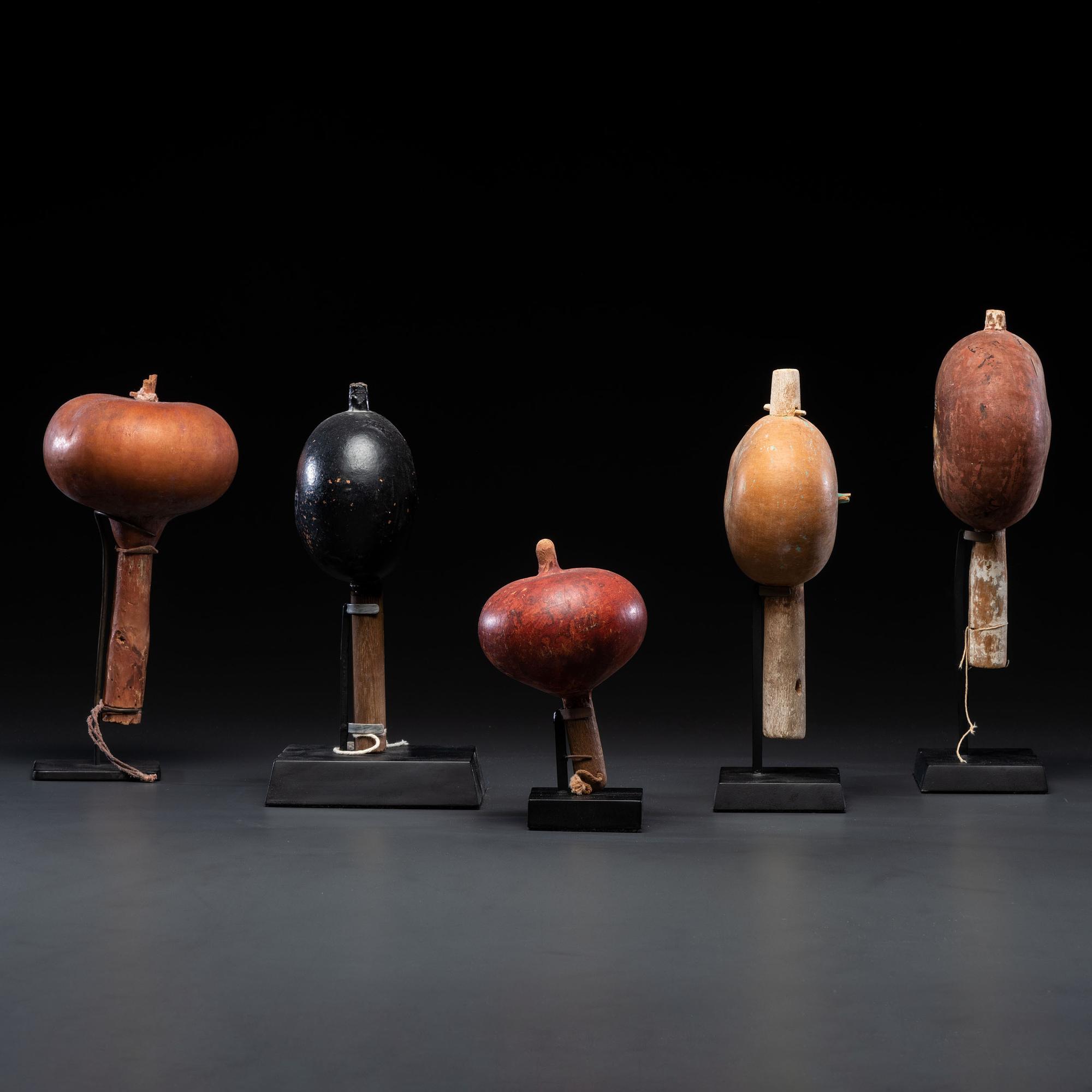 Pueblo Gourd Rattles, From the Collection of Dick Jemison, Alabama