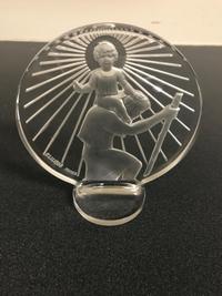 A Lalique Paperweight: St. Christopher