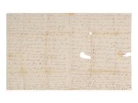 [ENSLAVEMENT]. A letter describing the practice of buying & selling enslaved persons. 7 August 1831.
