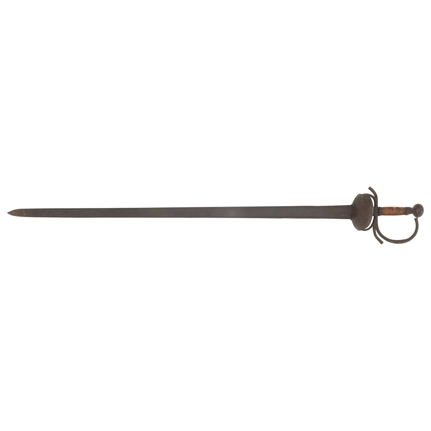 Late 18th Century Spanish Bilbao/Caribe Hilt Broadsword of Soldados de Cuera (Leather Jacket Soldiers)