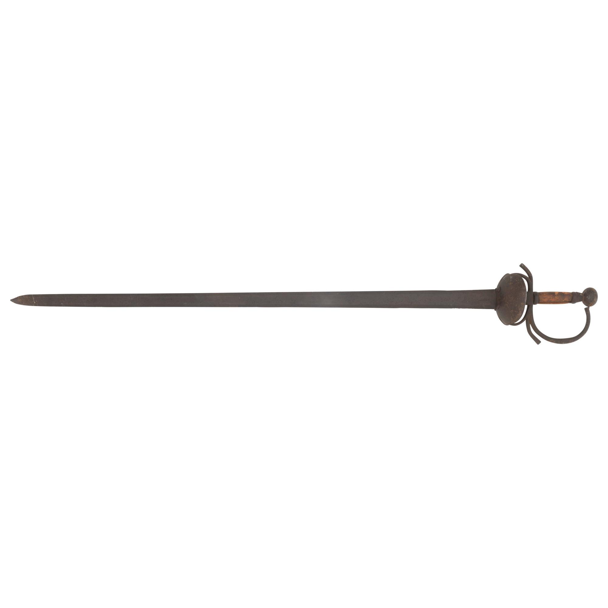 Late 18th Century Spanish Bilbao/Caribe Hilt Broadsword of Soldados de Cuera (Leather Jacket Soldiers)