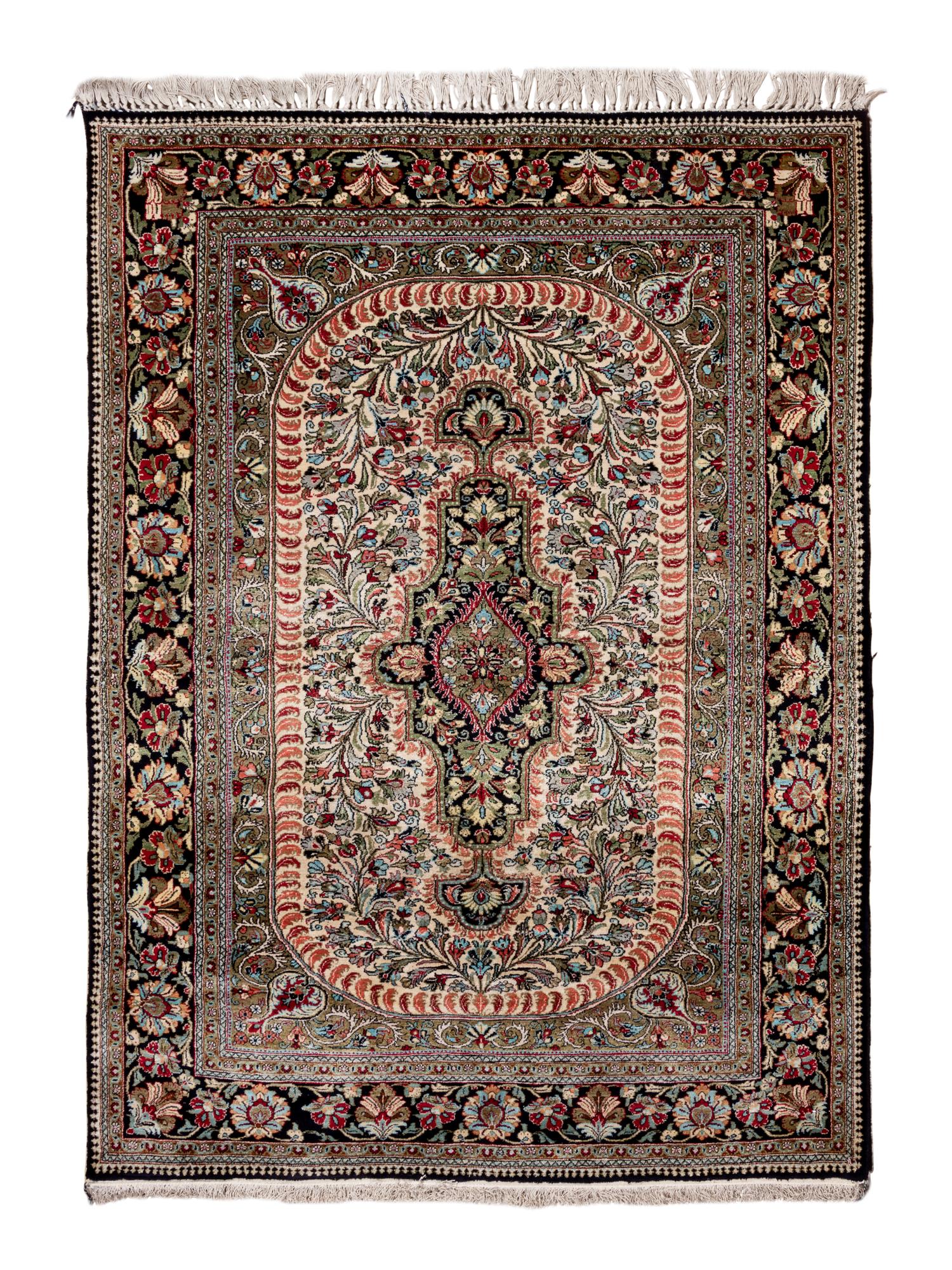 A Qum Wool Rug
