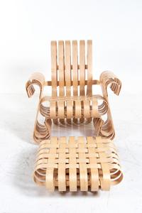 Power Play Lounge Chair and Ottoman Knoll, USA