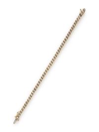 YELLOW GOLD AND DIAMOND BRACELET