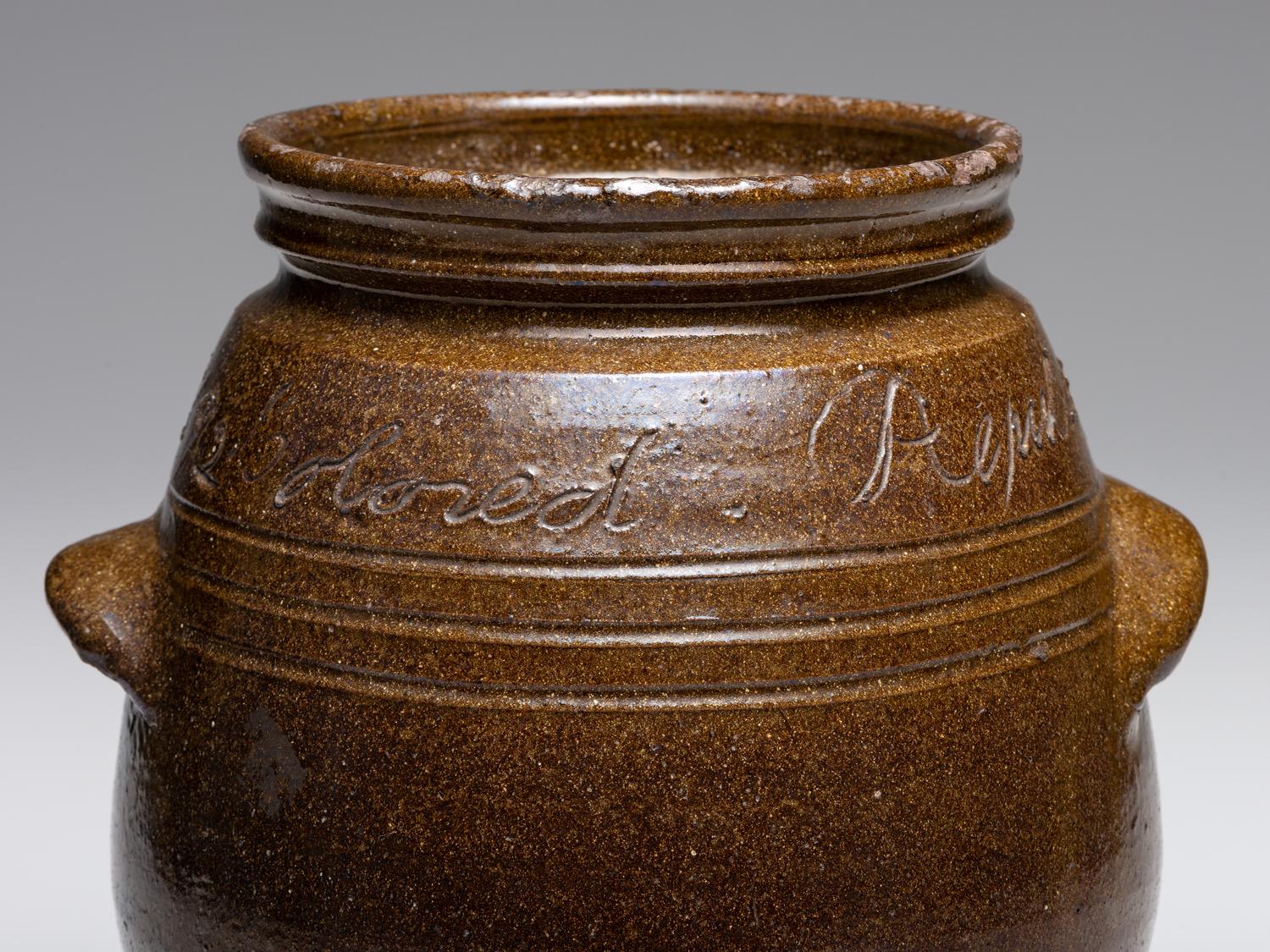 A Rare North or South Carolina “Colored Republicing Club” Stoneware Cooler