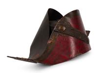 A French Tole Peint Model of a Bicorne Hat