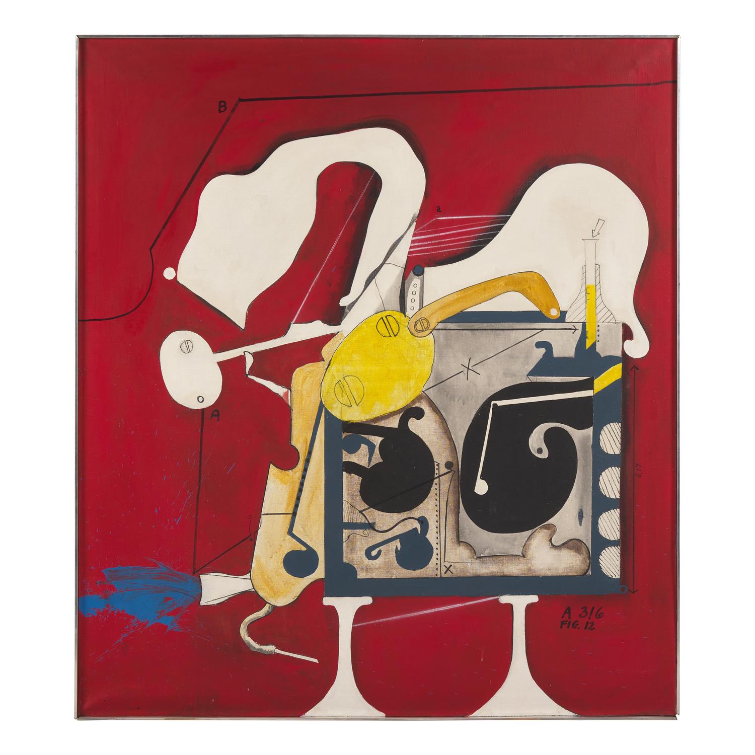 Per Arnoldi (Danish, b. 1941) — Stor eksplosionsmotor, 1964