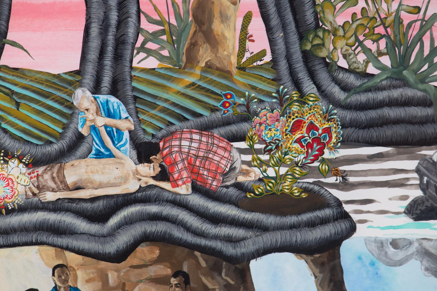 Enhanced Interrogation Techniques, Number 6 (Diptych), 2006