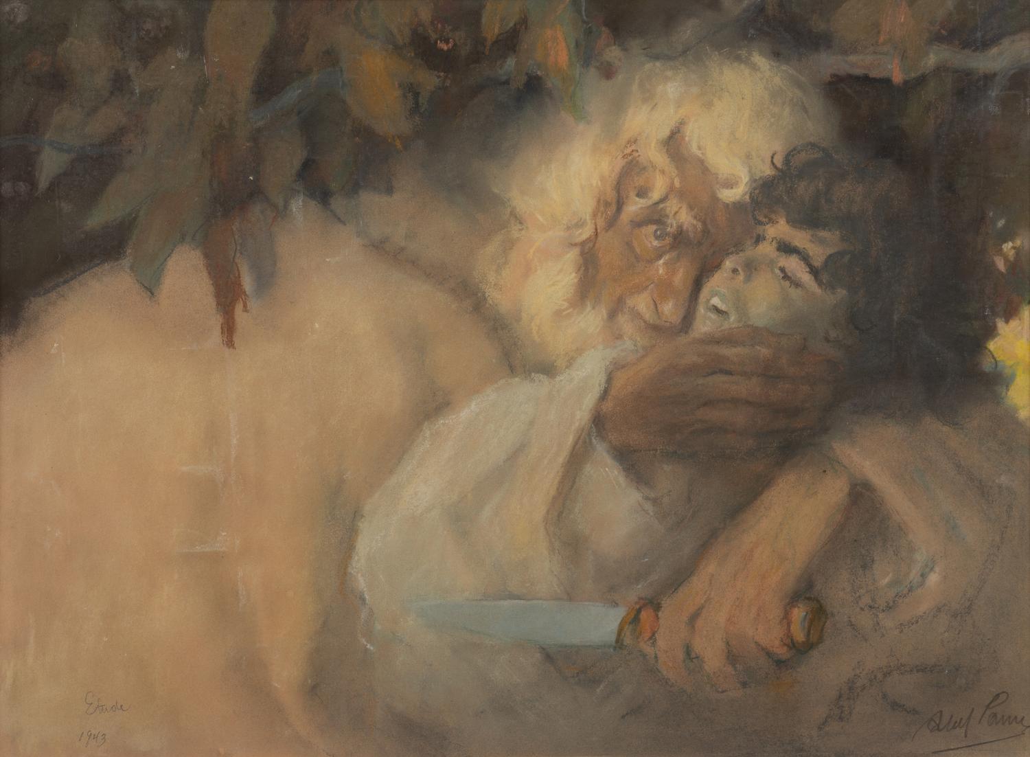 Le sacrifice à Abraham (étude)