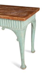 A French Provincial Painted Console Table