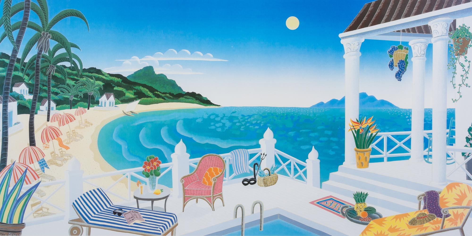 Thomas McKnight, (American, b. 9141), View from the Balcony