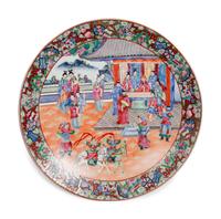 A Group of Chinese Rose Medallion Porcelain Articles