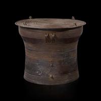 A Shan style bronze "rain" drum