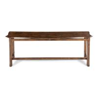 A Contemporary Walnut Sofa Table